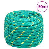 Vidaxxl corde de bateau 20 mm 50 m polypropylène vert