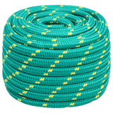 Vidaxxl corde de bateau 20 mm 50 m polypropylène vert