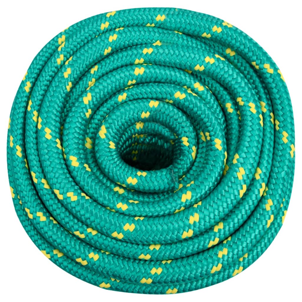 Vidaxxl corde de bateau 20 mm 50 m polypropylène vert