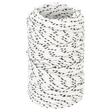 Corde de bateau vidaxl tressée 2 mmx25 m en polyester blanc