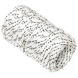 Corde de bateau vidaxl tressée 2 mmx50 m en polyester blanc