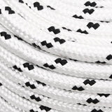 Vidaxl Boat Rope flettet 12 mmx25 m polyester hvid