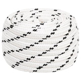 Vidaxl werkouw 18 mm 50 m polyester blanc