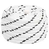 Vidaxl werkouw 18 mm 100 m polyester blanc