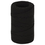 Vidaxx corde de travail 2 mm 100 m polyester noir