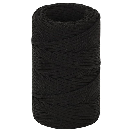 Vidaxl werkouw 2 mm 250 m polyester noir