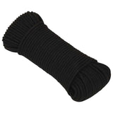 Vidaxx corde de travail 3 mm 100 m polyester noir