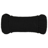 Vidaxx corde de travail 4 mm 100 m polyester noir