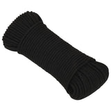 Vidaxx corde de travail 5 mm 100 m polyester noir