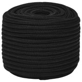 Vidaxx corde de travail 14 mm 100 m polyester noir