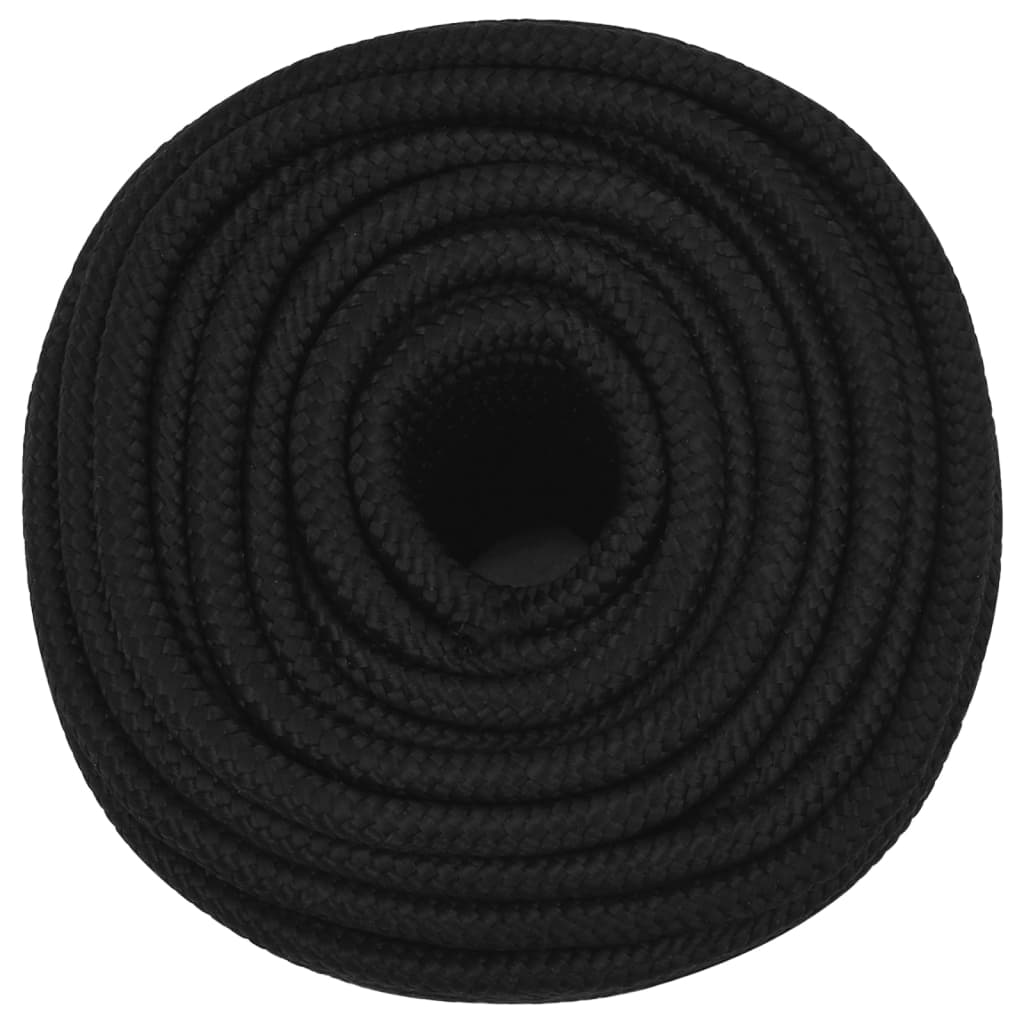 Vidaxx corde de travail 14 mm 100 m polyester noir