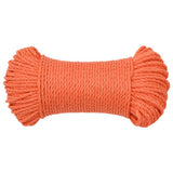 Vidaxl werkouw 6 mm 50 m polypropène oranje