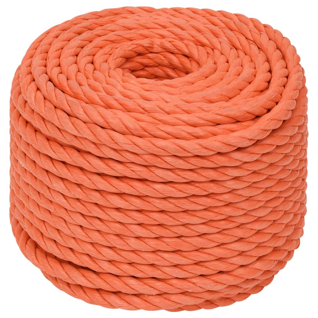 Vidaxl werkouw 20 mm 25 m polypropène oranje