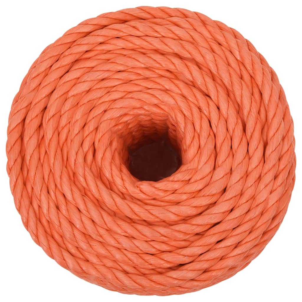 Vidaxl werkouw 20 mm 25 m polypropène oranje