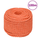 Vidaxl werkouw 20 mm 100 m polypropène oranje