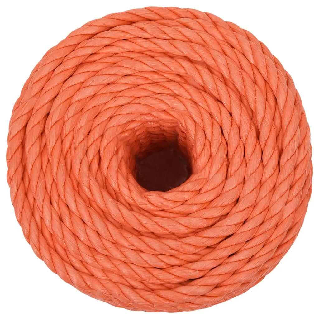 Vidaxl werkouw 20 mm 100 m polypropène oranje