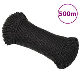 Vidaxx corde de travail 3 mm 500 m polypropylène noir