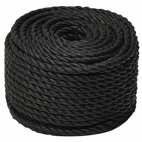 Vidaxx corde de travail 10 mm 50 m polypropylène noir