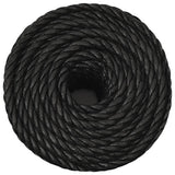 Vidaxx corde de travail 10 mm 250 m polypropylène noir
