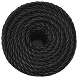 Vidaxx corde de travail 14 mm 25 m polypropylène noir