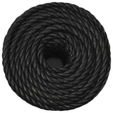 Vidaxx corde de travail 16 mm 25 m polypropylène noir