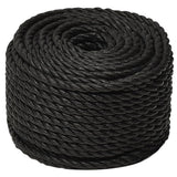 Vidaxx corde de travail 20 mm 50 m polypropylène noir