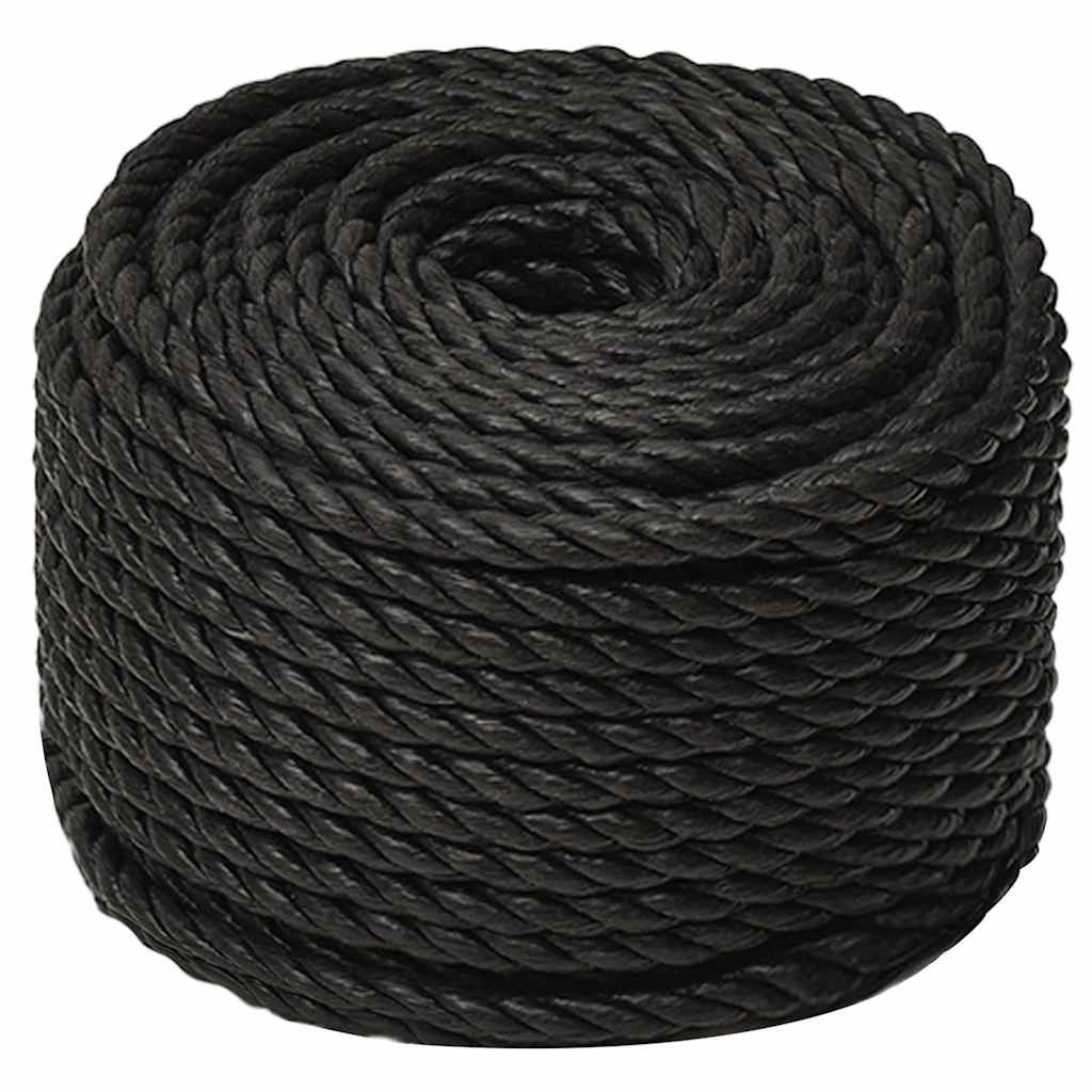 Vidaxx corde de travail 24 mm 50 m polypropylène noir