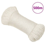 Vidaxl werkouw 3 mm 500 m en polypropène blanc