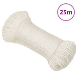 Vidaxl Werkouw 6 mm 25 m Polypropene bianco