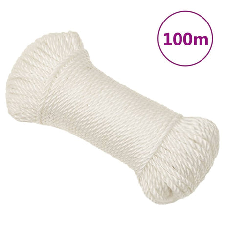 Vidaxx corde de travail 8 mm 100 m polypropylène blanc