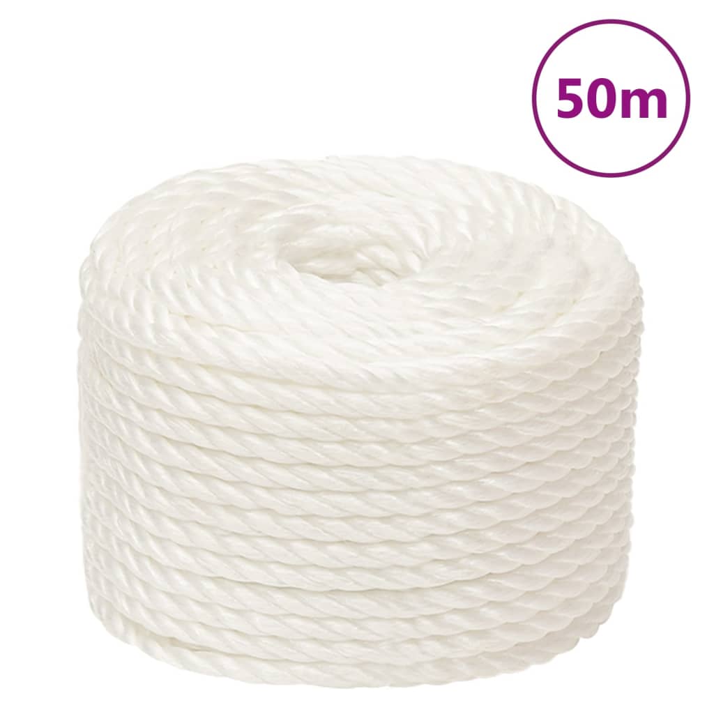 Vidaxx corde de travail 16 mm 50 m polypropylène blanc
