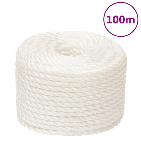 Vidaxx corde de travail 16 mm 100 m polypropylène blanc