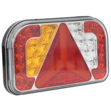 Vidaxx lampes de remorque 2 pcs lampe LED 12 v 24x5x14,5 cm rouge