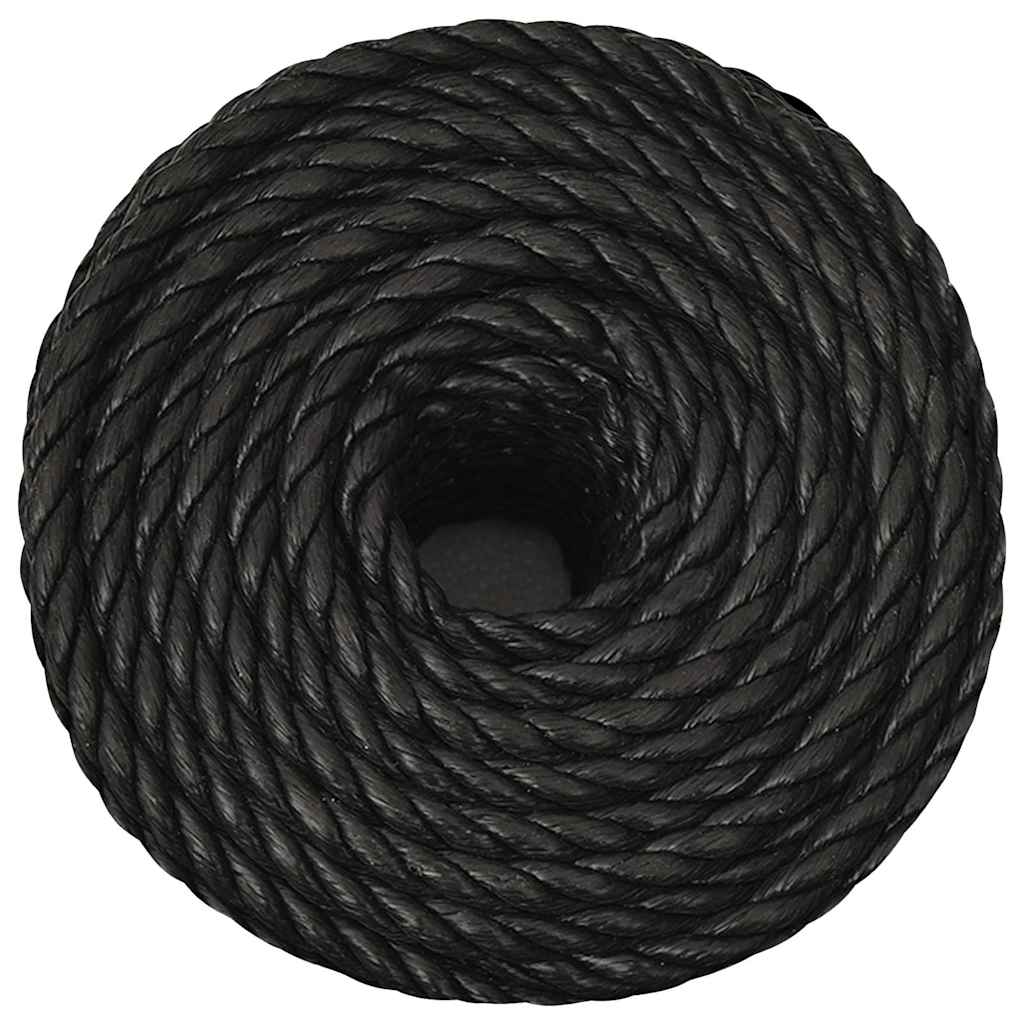 Vidaxx corde de travail 20 mm 25 m polypropylène noir