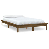 Vidaxl bedframe massief grenenhout honingbruin 120x200 cm