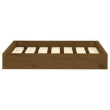 Vidaxl Dog Basket 61.5x49x9 cm Pine solide Honey Brown