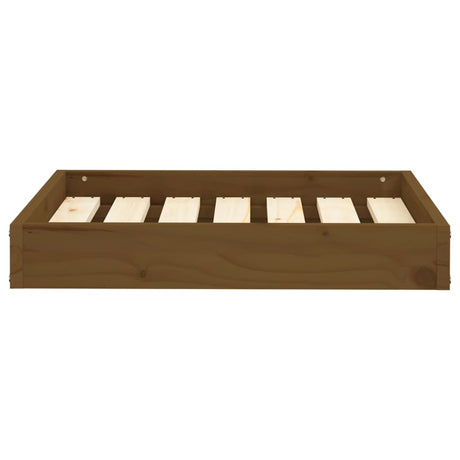 Vidaxl Dog Basket 61.5x49x9 cm Pine solide Honey Brown