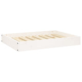 Vidaxl Dog Basket 71.5x54x9 cm Pine solide blanc