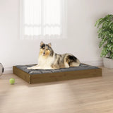 Vidaxl Dog Basket 91.5x64x9 cm Miele di pino solido