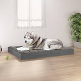 Vidaxl Dog Basket 101.5x74x9 cm Pine Grey Gris