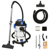 Vidaxx aspirateur eau et poussière 1200 w 30 l couleur argent