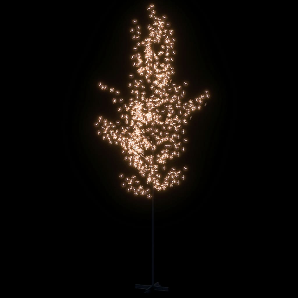 Vidaxl Boom Cherry Blossom 672 LEDS waarme wäiss 400 cm