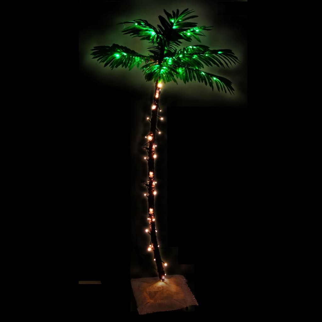 Vidaxl Palm Tree LED 88 LEDS BLANC CHAUD 150 CM