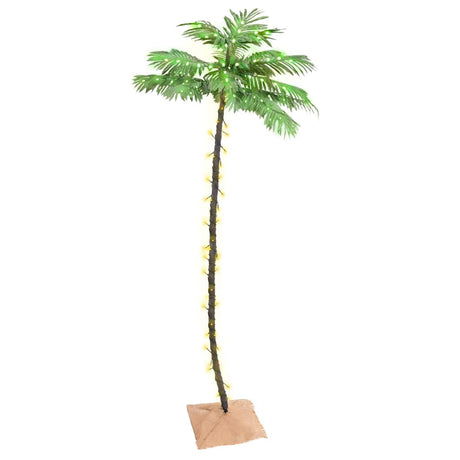 Vidaxl Palm Tree LED 136 LEDS BLANC CHAUD 220 CM