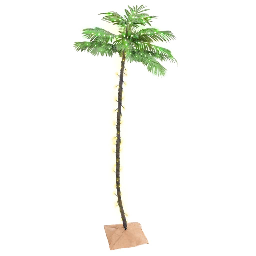 Vidaxl Palm Tree LED 136 LEDS VARME HVIT 220 CM