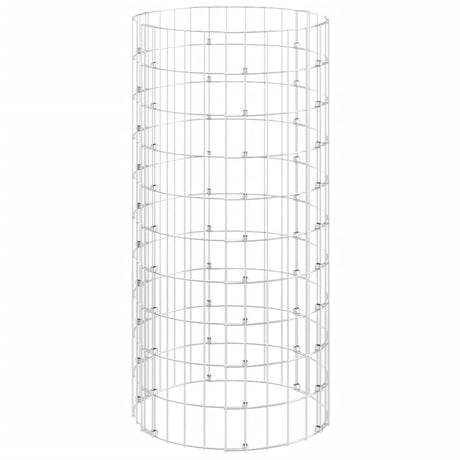 Vidaxx bac à compost ø50x100 cm acier galvanisé