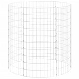 Vidaxl Compost Bin Ø100x100 cm Acier galvanisé