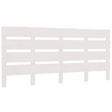 Vidaxl hoofdbord 135x3x80 cm massief grenenhout wit