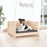 Vidaxl Dog Basket 55.5x45.5x28 cm Pino solido