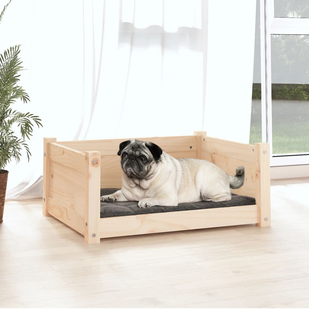 Vidaxl Dog Basket 65.5x50.5x28 cm Pine solide